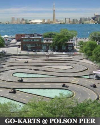 The Go-Karts at Polson Pier Toronto